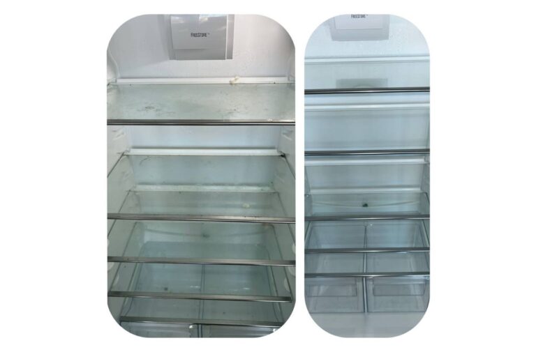 Kodukoristus: külmkapi sisepuhastus enne ja pärast