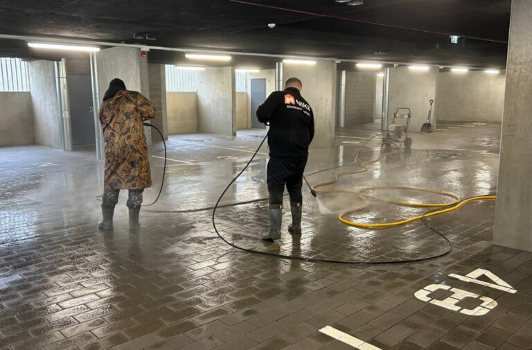 Parkimismajade puhastus: põranda survepesu ja süvapuhastus
